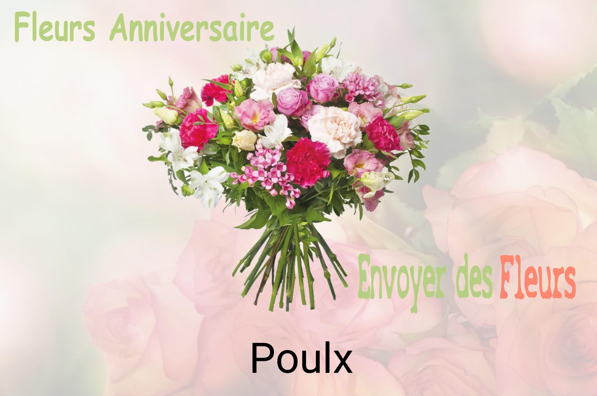 Bouquet de fleurs d’anniversaire livré à Poulx